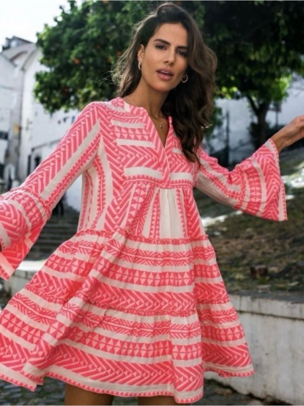 Elan Anthropologie Embroidered Dress / Sz Large